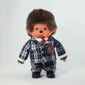 Monchhichi 格仔西裝男孩