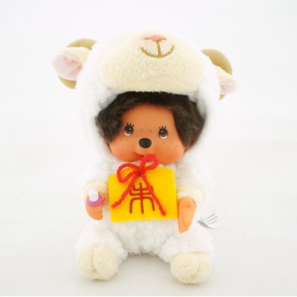 Monchhichi 十二生肖羊年坐姿男孩