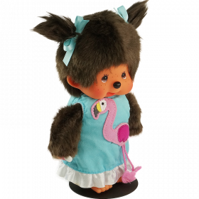 Monchhichi 紅鸛裙子女孩