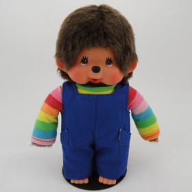 Monchhichi 彩虹袖連身褲男孩