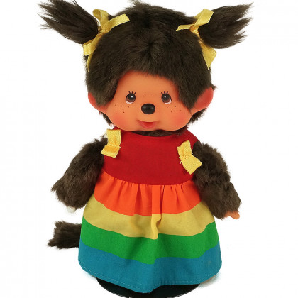 Monchhichi 彩虹裙子女孩