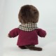 Monchhichi 格仔圍巾紫色外套男孩