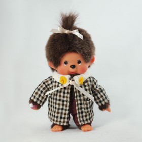 Monchhichi 格仔外套女孩