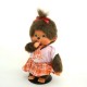 Monchhichi 橙色泡泡裙女孩