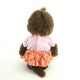 Monchhichi 橙色泡泡裙女孩