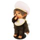 Monchhichi 粉色貝雷帽女孩