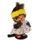Monchhichi 七彩波點T恤女孩