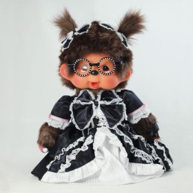 Monchhichi Lolita 黑色眼鏡女孩