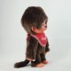 Monchhichi 基本款圍巾男孩(紅)