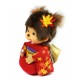 Monchhichi 楓葉和服跪姿女孩