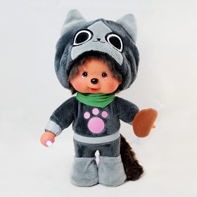 Monchhichi x Monster Hunter 灰色艾露貓