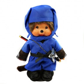 Monchhichi 藍衣忍者男孩