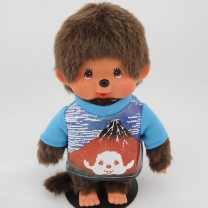 Monchhichi 紅色富士山T恤男孩