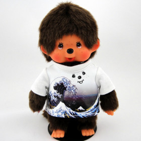 Monchhichi 神奈川沖浪裡T恤男孩