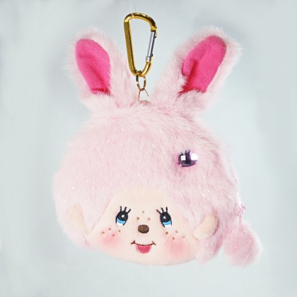 Monchhichi 兔子- 零錢包/卡套 (粉紅色)