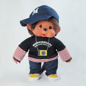 Monchhichi 相機T-Shirt男孩