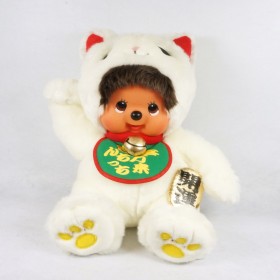 Monchhichi 軟頭招財貓 (大型)