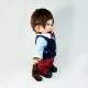 Monchhichi 盛裝男孩(藍色)(45cm)