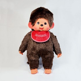 Monchhichi 基本款圍巾男孩(紅色)