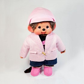 Monchhichi 外套女孩(粉色)(大型)