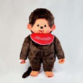 Monchhichi 基本款圍巾男孩 (紅色)(55cm)