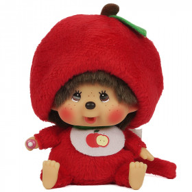 Monchhichi 大頭蘋果男孩掛件