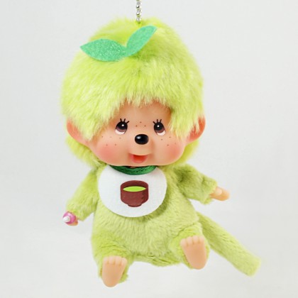 Monchhichi 大頭抹茶男孩掛件