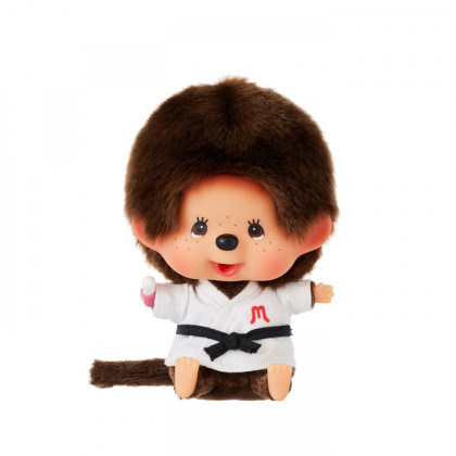 Monchhichi 大頭柔道男孩掛件