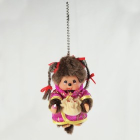 Monchhichi 燒賣點心女孩 掛件