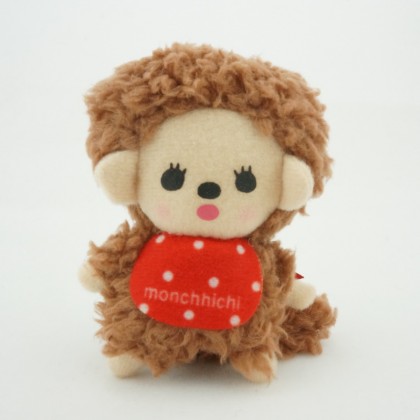 Monchhichi 點點圍巾男孩掛件