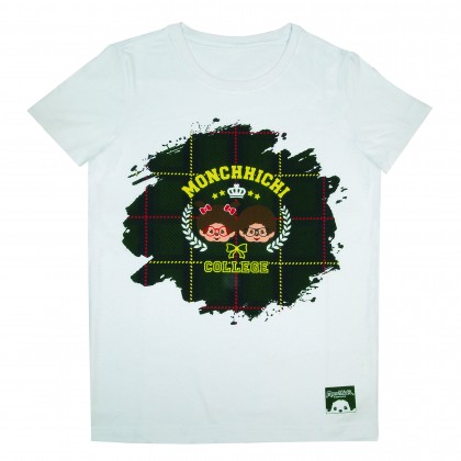 Monchhichi 格仔T恤(S碼)