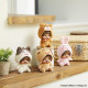 Monchhichi X IRASUTOYA 小狗大頭掛件