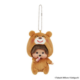 Monchhichi X IRASUTOYA 小熊大頭掛件