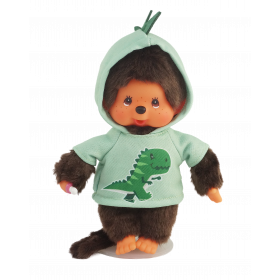 Monchhichi 恐龍連帽衛衣男孩 S號