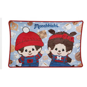 Monchhichi 紅色/藍色 毯子